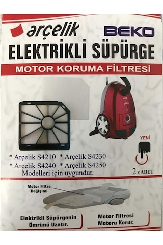 Beko Bks 2240 C Süpürge Uyumlu Motor Filtre Motor Koruma Filtresi