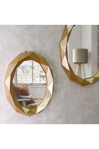 Sortie 3'lü Ayna Altın