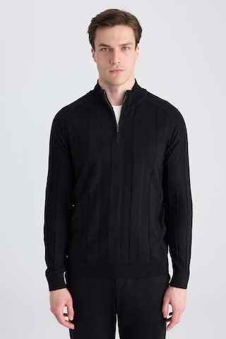 D's Damat Ds Damat Regular Fit Siyah Düz Örgü Kazak 5hf063902154m Çok Renkli