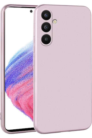 Zore Galaxy Uyumlu A34 Kılıf Premier Silikon Kapak - Rose Gold Rose Gold