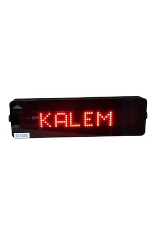 Sanec 1000 Metre Menzilli Masaüstü Kumandalı 12 Farklı Yazılı Kumandalı Makam Çağrı Tabelası Kasa Ölçüsü: 8x28 Cm - Çs.46