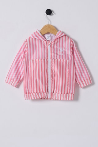 U.S. Polo Assn. U.s. Polo Assn Kız Bebek Pembe Yağmurluk Pembe