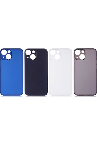 Apple Uyumlu iPhone 13 Mini Kılıf Zore 1.Kalite Pp Kapak-Siyah