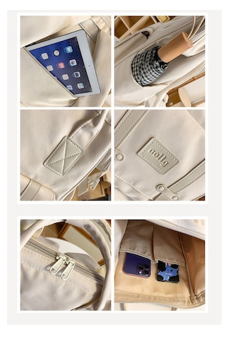 Hafif Seyahat Sırt Çantası Anne Çantası-beyaz Beyaz