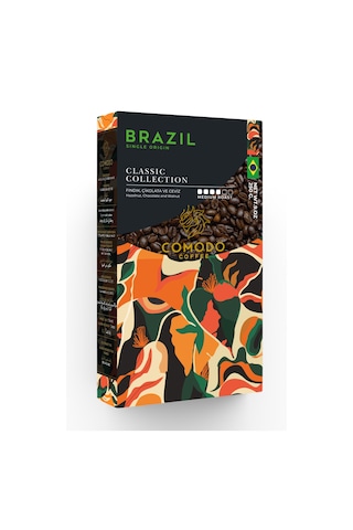 Comodo Coffee Brezilya Çekirdek Kahve 4 x 250 G