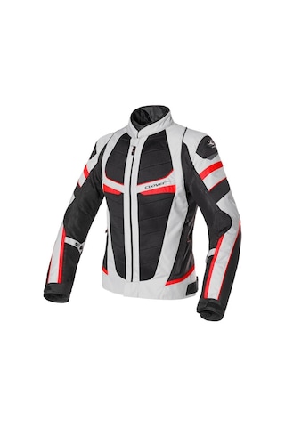 Clover Rainjet-2 Wp Korumalı Motosiklet Montu Kırmızı Gri