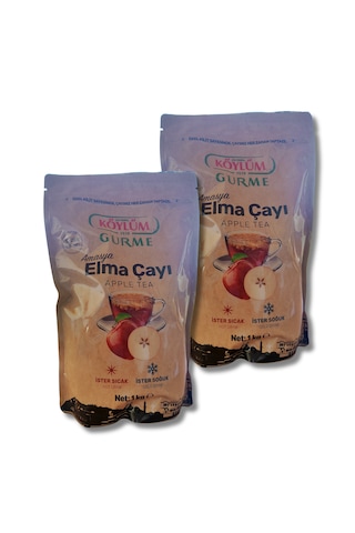 Köylüm Gurme Amasya Doğal Elma Çayı - 1kg / 2 Adet