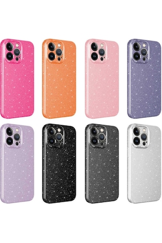 Apple Uyumlu iPhone 12 Pro Max Kamera Korumalı Simli Lüks Zore Koton Kapak