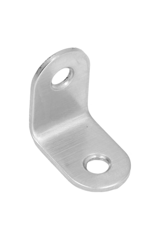 Yifomall Paslanmaz Çelik 20 Adet L Tipi Köşe Braketi Ve Vidalı Seti, Dolap Ve Kitaplık Montajı İçin