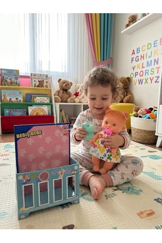 Etkileşimli Akıllı Masal Anlatan Ağlayan Emzikli Eğitici Pilli Oyuncak Et Bebek Ve Minik Arkadaşı 94594295