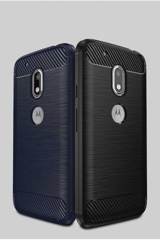 Lenovo Moto G4 Kılıf Zore Room Silikon Kapak Siyah