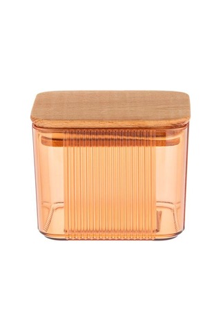 Madame Coco Renard Ahşap Kapaklı Saklama Kabı 500 ML Amber