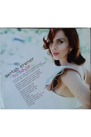 Plak Değildir Cd Dir Cd Sertab Erener Bu Böyle Cd