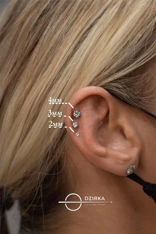 Dzirka Taşınabilir Labret Küpe Kulaştırma Burun Frenulum Piercingi Titanyum 137869646 Beyaz