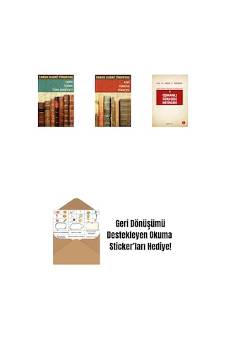 Tarih İçinde Türk Edebiyatı + Eski Türkiye Türkçesi + Osmanlı Türkçesi Metinleri 2 + Okuma Sticker'ları