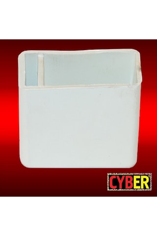 20X40 Plastik Dış Izgaralı Tapa Beyaz