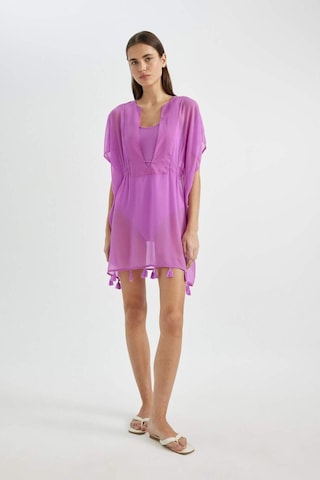 DeFacto Şifon Kimono-Fall in Love Z9958AZ24SMPR442 Mor