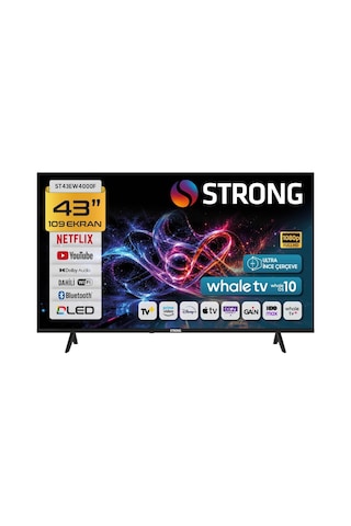 Strong ST43EW4000F 43" Full HD 109 Ekran Uydu Alıcılı Smart LED TV