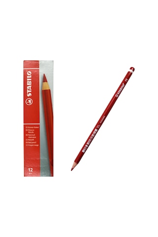 Stabilo Kurşun Kırmızı Kopya Kalemi 12 Adet