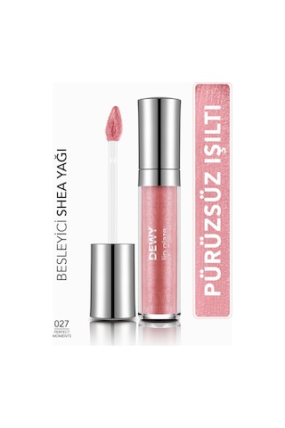 Flormar Dewy Lip Glaze Dudak Parlatıcısı 027 Perfect Moments