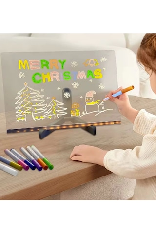 12 Inc Led Işıklı Çizim Tahtası Ayarlanabilir Stant Ve Kalemleri İle Diğer