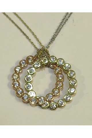 8 Ayar Altın Kolye-4.24 Gm-38 Cm-Zinciride Altın