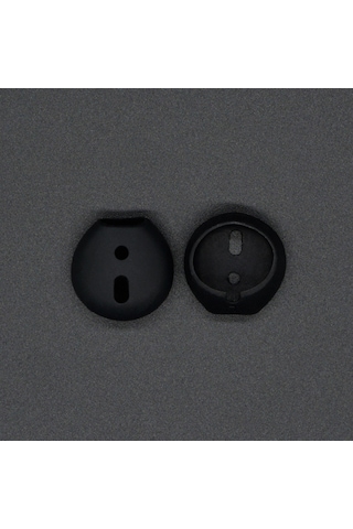 Tenfowee Airpods Uyumlu Kulaklık Uçları Silikon Materyal Ultra İnce Konforlu Uygunluk Doğru Konum İçin L/r İşaretli Siyah 1 Çift Paket Diğer