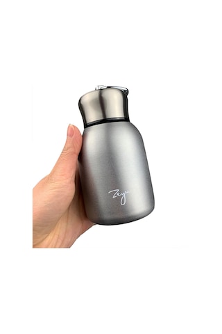 Konesam 304 Çelik Paslanmaz Vakumlu Isı Saklama Bardak, 300ml Hafif Taşınabilir, Kadınlar İçin Mat Sürat, Güneş Altı Su İçimi, Silver