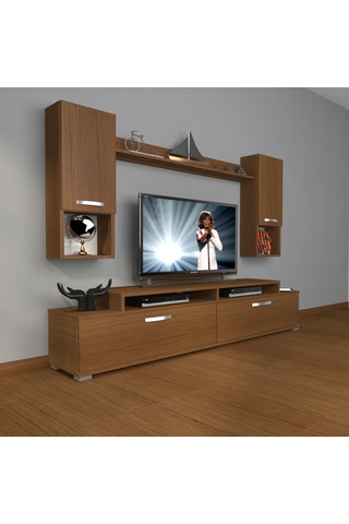 Decoraktiv Ekoflex 5da Mdf Tv Ünitesi Tv Sehpası Ceviz