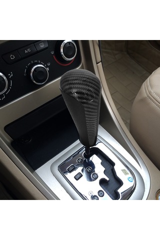 Dofolink Peugeot 206 207 307 408 Citroen C2 C3 Otomatik Vites Döndürücü, Karbon Desenli Pvc+abs, Stylish Ve Dayanıklı, Kolay Kurulum Vites Topu Karbon