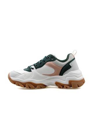 U.s. Polo Assn. Tracky 5fx Kadın Beyaz-yeşil 36-40 Sneaker Ayakkabı Beyaz