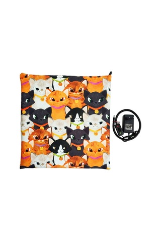 Evcil Hayvan İzleme Güvenlik Kamerası Ve Isıtıcılı Kedi Köpek Minderi Set 45cmx45cmx5cm 12v
