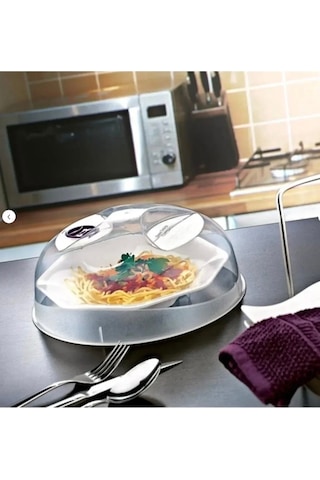 29 Cm Mikrodalga Fırın Kapağı Beyaz