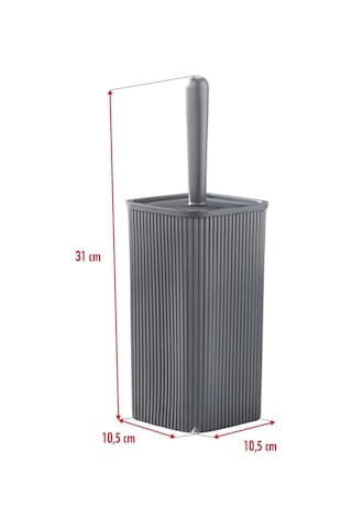 Wc Fırçası & Tuvalet Fırçası Füme 2 Parça Çok Renkli