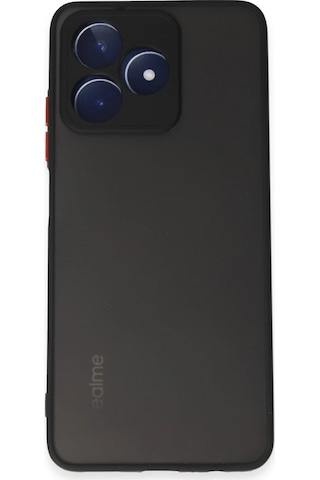 Newface - 245 - Realme C53 Kılıf Montreal Silikon Kapak - Kmrsfres - - Siyah