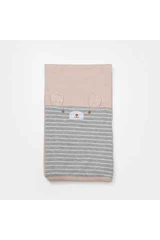 Bibaby Adventure Bear Battaniye 85x90 Cm 64709 Sütlü Kahverengi