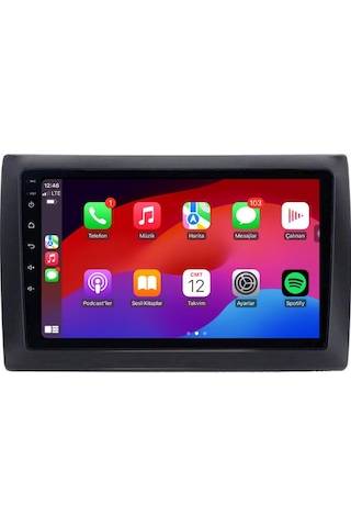 Fiat Stılo 9 "inch Android 14 Multimedya Sistemi 4-64 Navimex 2002-2010 9"