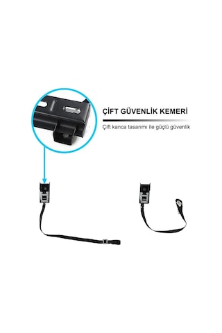 Masterx Mx-wh02 32-80\'\' Güvenlik Kemerli Lcd Led Tv Duvar Askı Aparatı