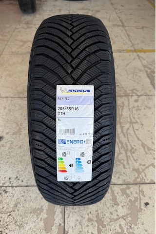 Michelin 205/55 R16 91H Alpin7 Kış Lastiği 2026 Michelin 205/55 R16 91H Alpin7 Kış Lastiği 2026