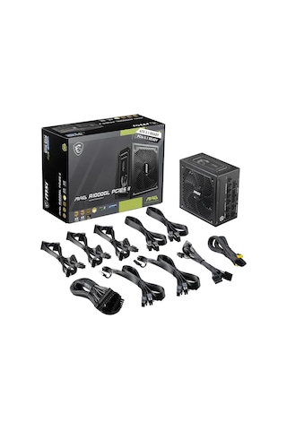Msı Mag A1000gl Pcıe5 Iı 1000w 80+ Gold Siyah Full Moduler Güç Kaynağı