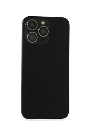 Joko Apple İphone 15 Pro Max Pvd Metal Kamera Lens Darbeye Dayanıklı Tam Uyumlu - Siyah