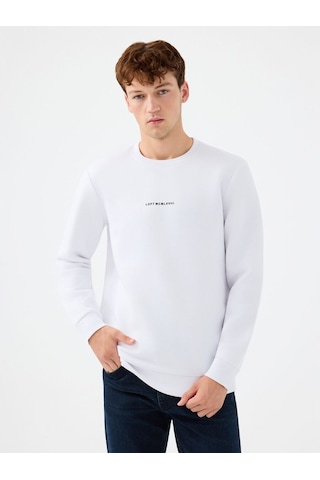 LOFT Regular Fit Erkek Sweatshirt Lf2034268 Q1.v1 Beyaz