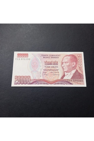 E11-571255 Ca Kağıt Para 7.emisyon 1.tertip 20bin Türk Lira 399636712d86de3f08