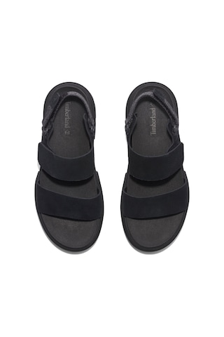 Timberland Backstrap Sandal Tb0A61N4Ek41-Black Suede Siyah