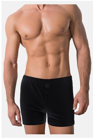 The Don Jersey Siyah Ripli Boxer
