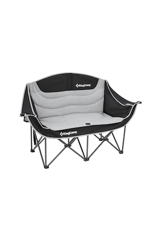 Kingcamp Loveseat Double Çift Kişilik Katlanır Kamp Sandalyesi B.grey Gri - Siyah