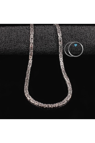 Omar Silver 925 Ayar El İşi Kral Kolye 6,60 Mm
