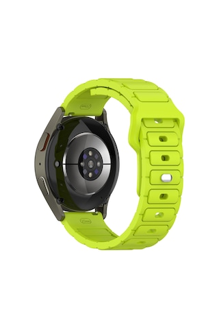 Amazfit Pace Mkst Krd-132 22mm Silikon Kordon Strap Kayış - Yeşil