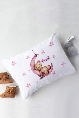 Lilabio %100 Organik Isme Özel Isimli 10lu Hastane Çıkışı Ayıcık Ekru