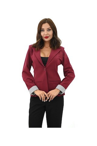 Kadın Tek Düğme Detaylı Blazer Ceket 5522 001